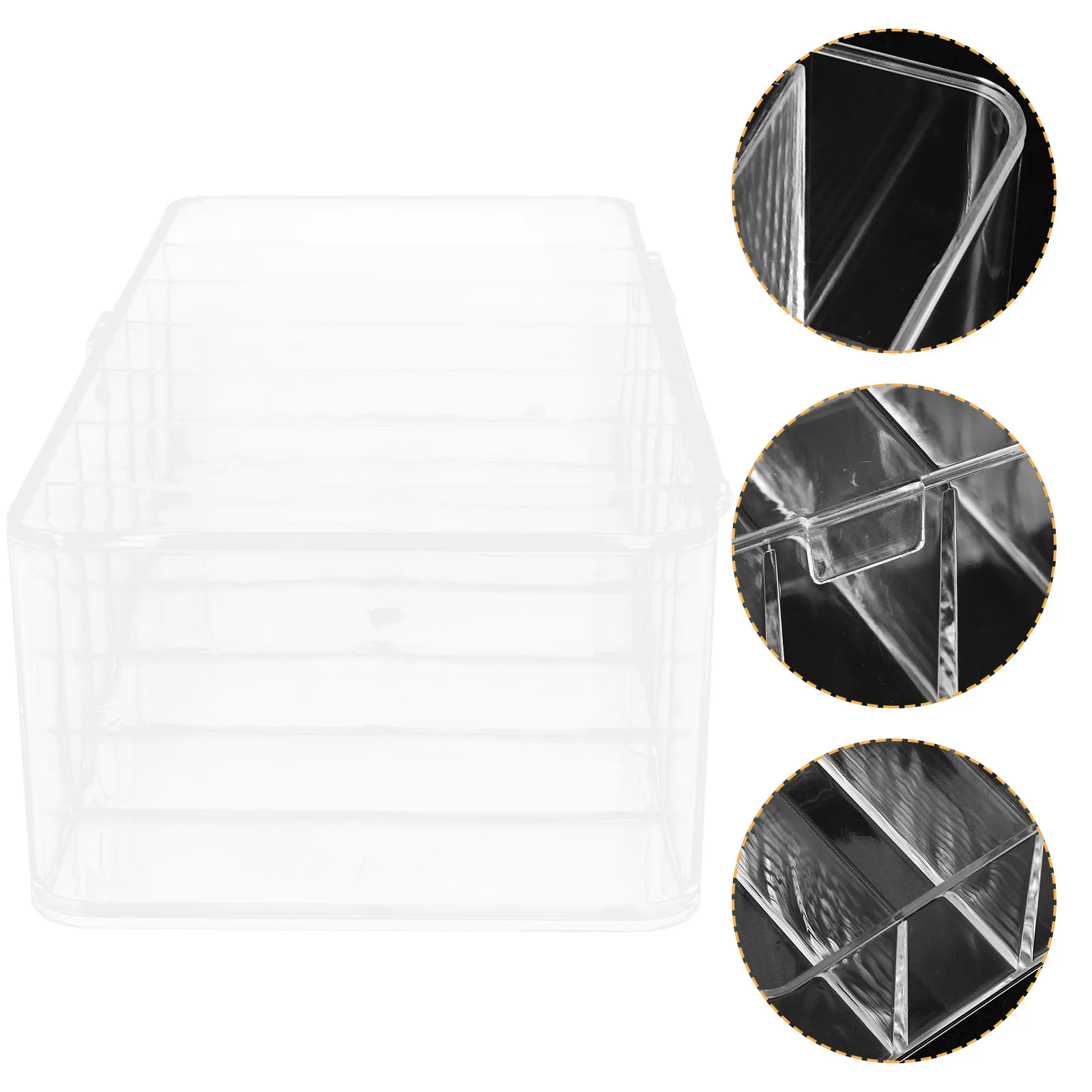 

Card Storage Box Multi-Functional Trading Card Organizer for Sports Cards Playing Cards Collection Waterproof Dustproof