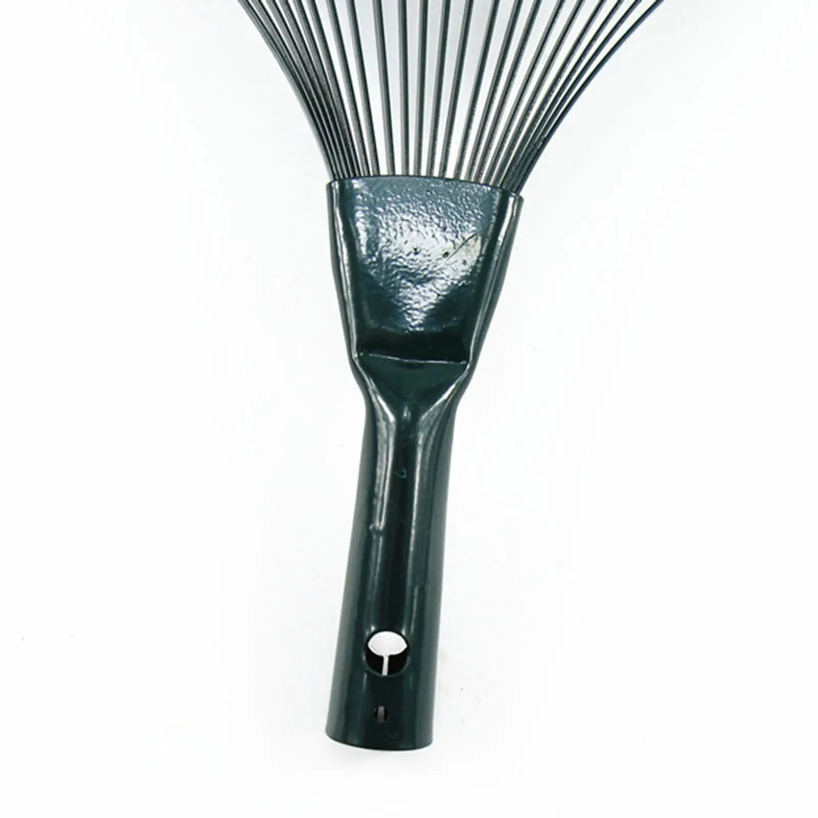 مشط حديقة بتصميم خفيف الوزن، أداة حديقة من الفولاذ عالي الكربون لتنظيف الفناء