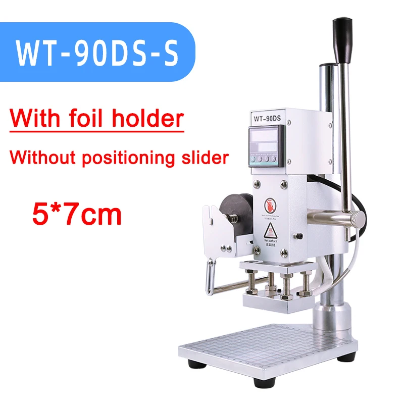 

ZJW STLFMini Hot Foil Stamping Machine Gold Silver Foil Digital Leather Logo Embossed T Slot Hot Stamping Machine