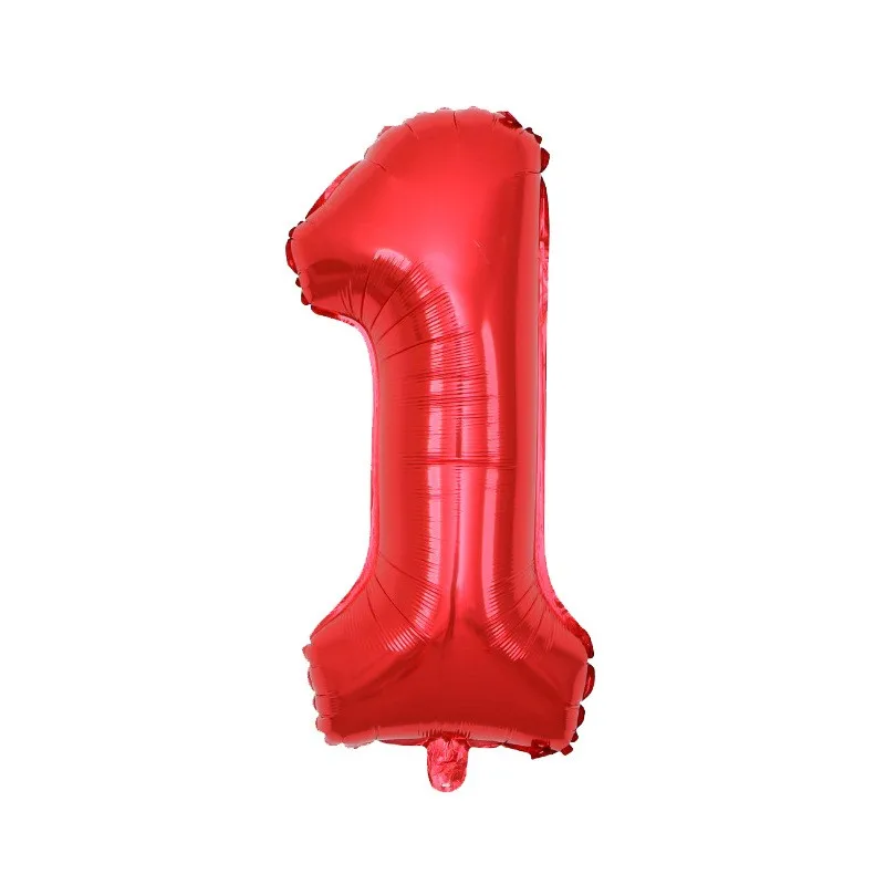 30pcs Strawberry Number Foil Balloon set Strawberry First 1st 2rd Birthday Party Decorations for Girl Sweet Fruit Party Supplies