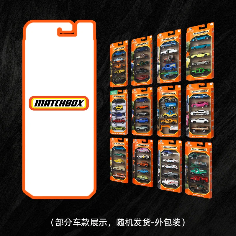 

5pcs Set Matchbox Customize Alloy Car Model Toy COH Transportation Series Gifts for Boys and Children