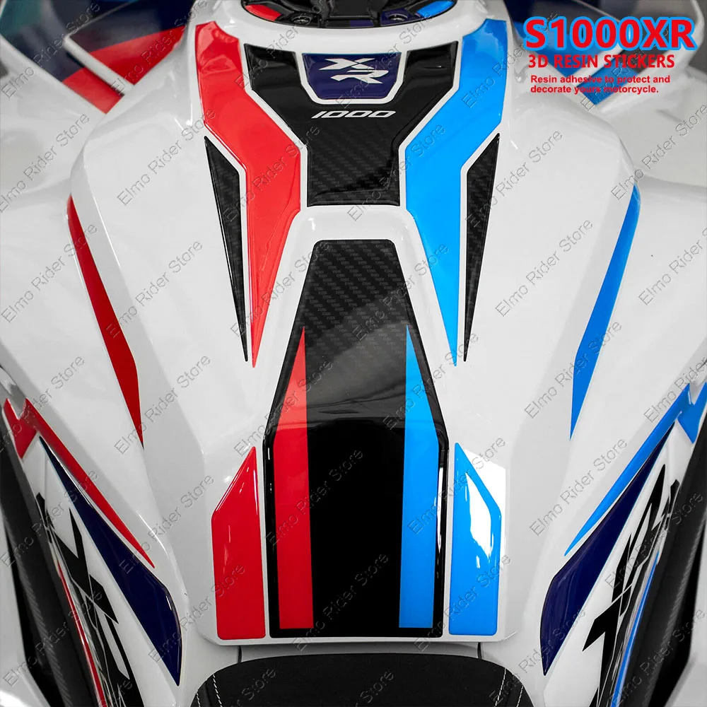 3D Gel resina epóxi adesivo protetor, decalque para BMW S1000XR, almofada do tanque, nova carenagem Shell, 2024