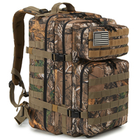 Tactical Backpacks Outdoor 45L Large Capacity Man 3 Days Molle Hking Bags For Outdoor Trekking Camping Backpack
