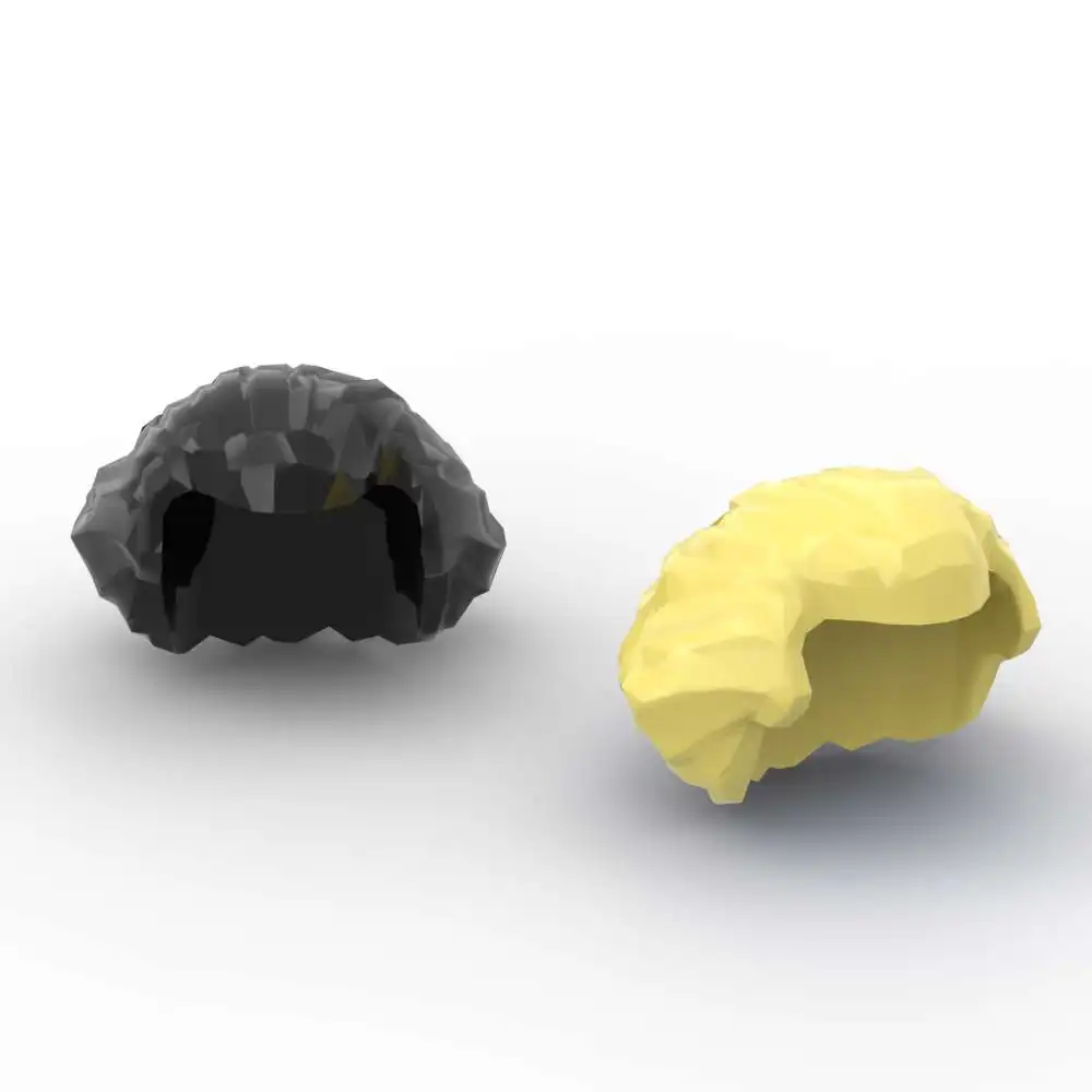 

MOC 10PCS Part Bricks 21269 Hair Swept Back With Window's Peak Building Blocks Kit Chin Length Body Wear Particle Toys Kid Gifts