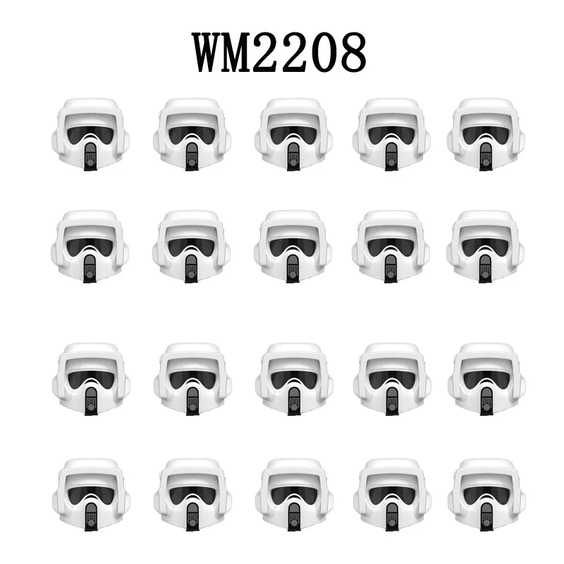 

20pcs/set Building Blocks Scout trooper Brick Figure Ahsoka Dark Troopers Mandalorian Boba Fett Luke Skywalker mini Assembly Toy