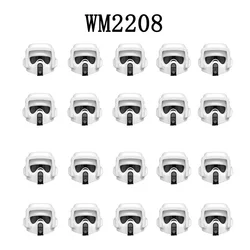 20pcs/set Building Blocks Scout trooper Brick Figure Ahsoka Dark Troopers Mandalorian Boba Fett Luke Skywalker mini Assembly Toy