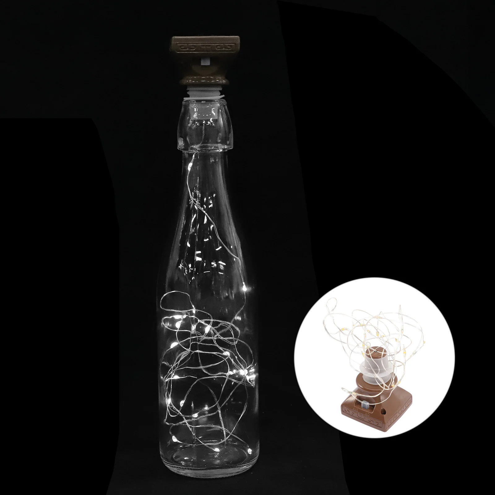 

20 LED Wine Bottle Cork Lights Plastic String Lights Warm White Decorative Lighting for Bedroom Wedding Festival