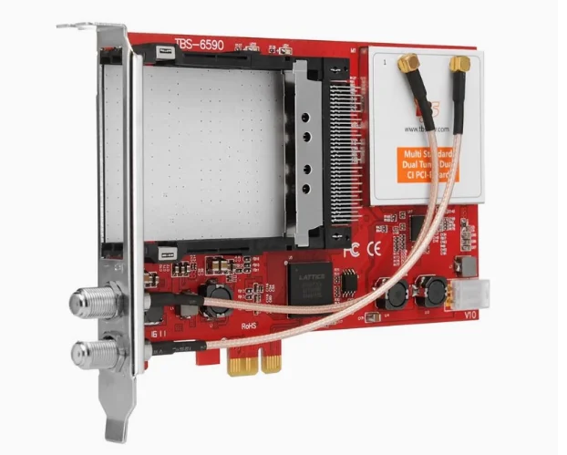 

Для TBS 6590 DVB-S2 ISDB-T CI PCIe ТВ-приемная карта QAM-деodulator CAM и смарт-карта