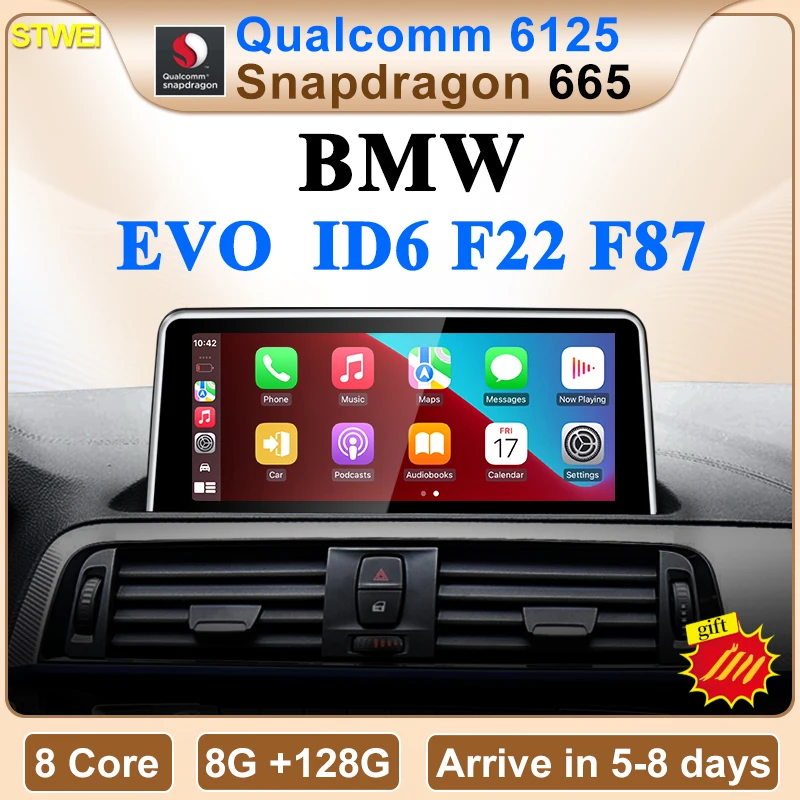 

ID8 Qualcomm Snapdragon665 Android 12 Car Multimedia Video Players For BMW 1/2 Series M2 F20 F87 ID6 EVO Gps Navigation Carplay