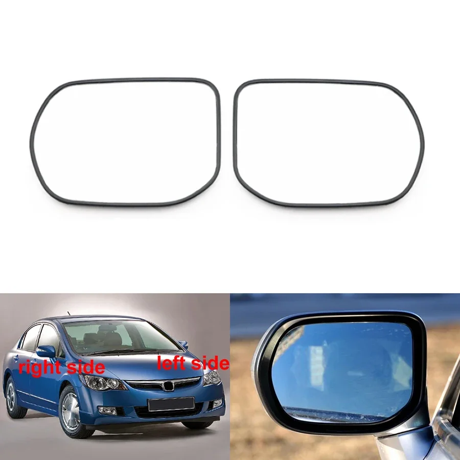 

For Honda Civic 2006 2007 2008 2009 2010 2011 Car Accessories Outer Rearview Mirrors Glass Side Mirror Lens No Heated