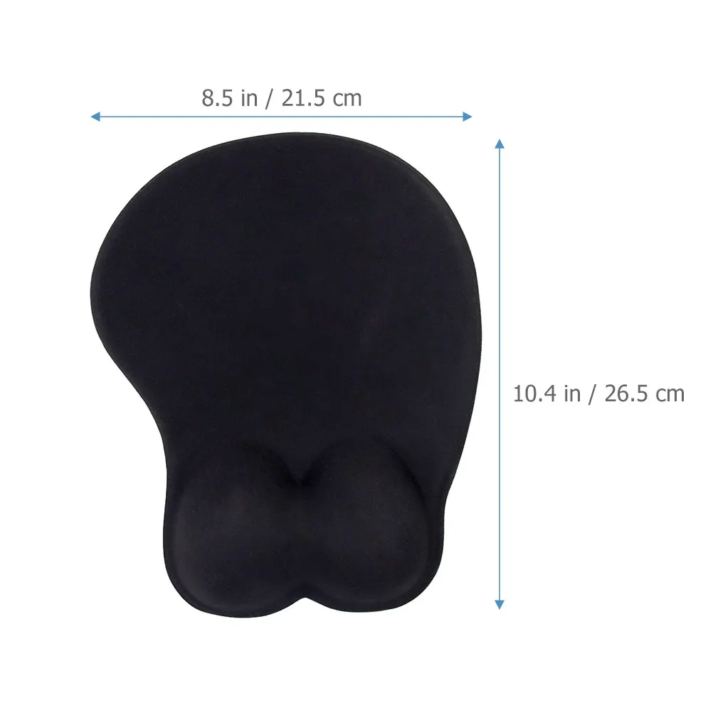 Premium Ergonomic Mouse Pad with Gel-Filled Wrist Rest for Laptop Computer Office Use Non-Skid Ultra-Smooth Surface Accurate