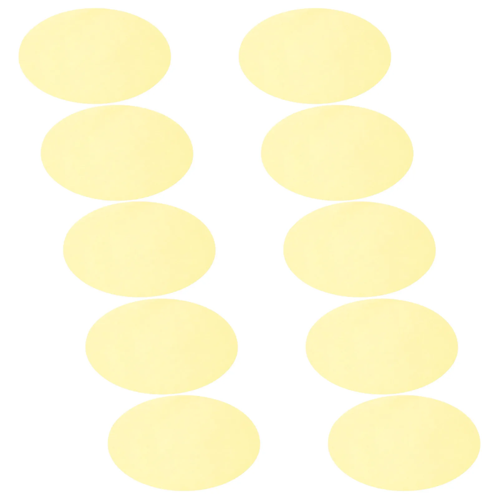 10Pcs Ambient Lighting Gel Stickers Self-Adhesive Round Warm Light Correction Film Sheets Color Filter Diffuser Film for LED