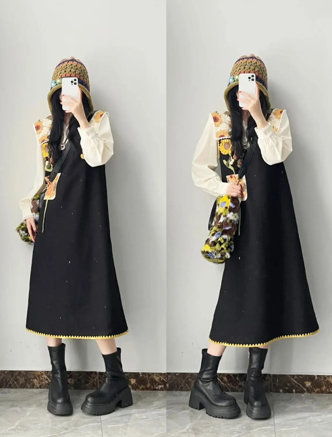 

Knitted Sleeveless Dress Casual Womens Summer Half-Open Minimalist Slit Knitting Knitshirts Ruffles Openwork Closure Mesh Mid OL