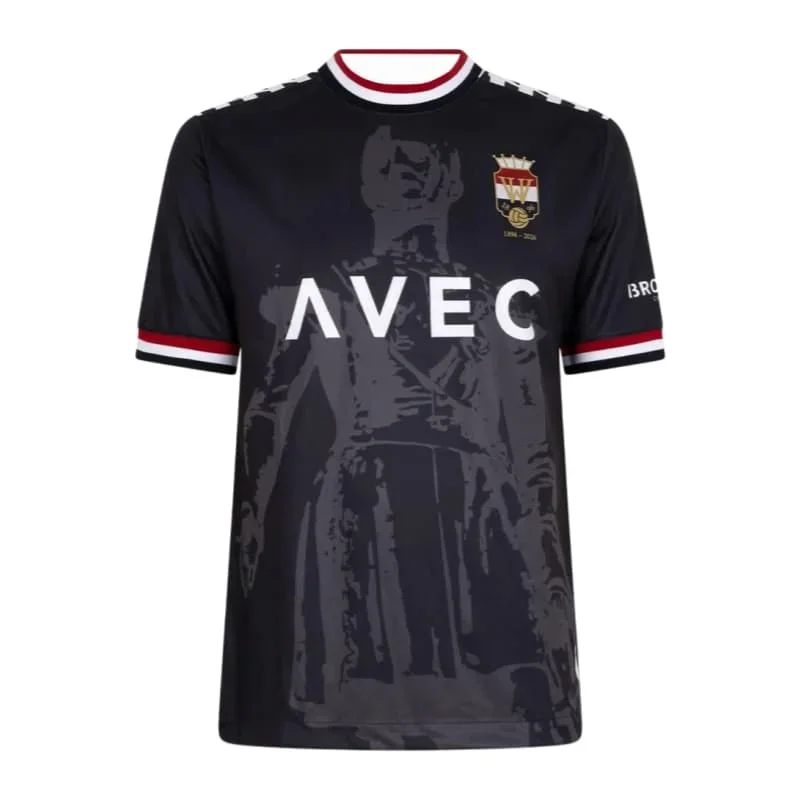 2026 Neue Willem II 2026-27 Saison Heim- und Auswärtstrikots, Atmungsaktive Kurzarm-Fan-T-Shirts für Männer und Frauen, Familien-Set – Detail 6