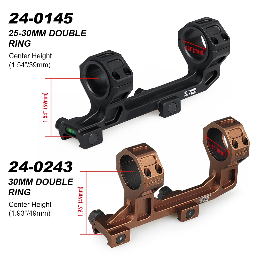 

PPTtactical 30mm rifle scope mount airsoft gun 20mm rail hunting scopes mounts airguns double rings m4 AR15 bubble level