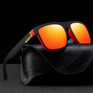 Klassische Vintage Square Sport polarisierte Brille für Männer und Frauen, Luxusmarke Sonnenbrille, Fahren und Fischen von Brillen, UV400 6 Hauptverkaufsretangulargläser - №4