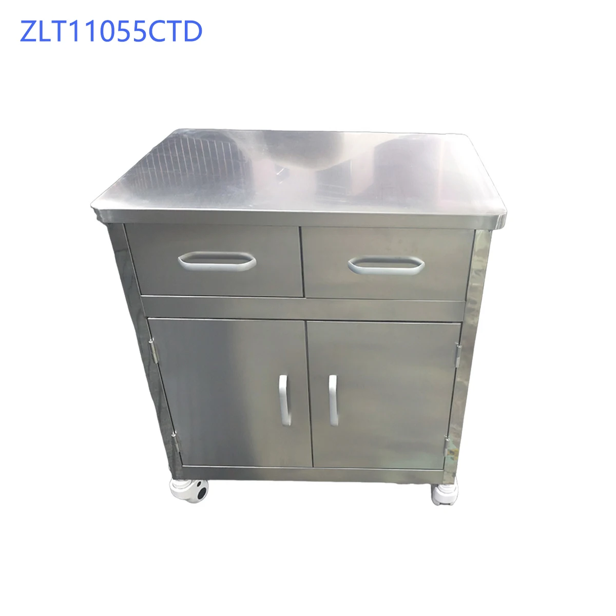 Highly Designed Stainless Steel Examination Table with 2 Drawers, Customizable.