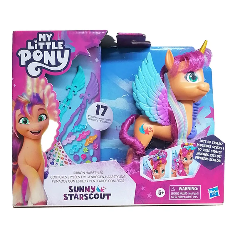 

Hasbro My Little Pony Ribbon Hairstyles Sunny Starscout Dolls Girls Play House Toys Action Figure Boys Kids Christmas Gifts