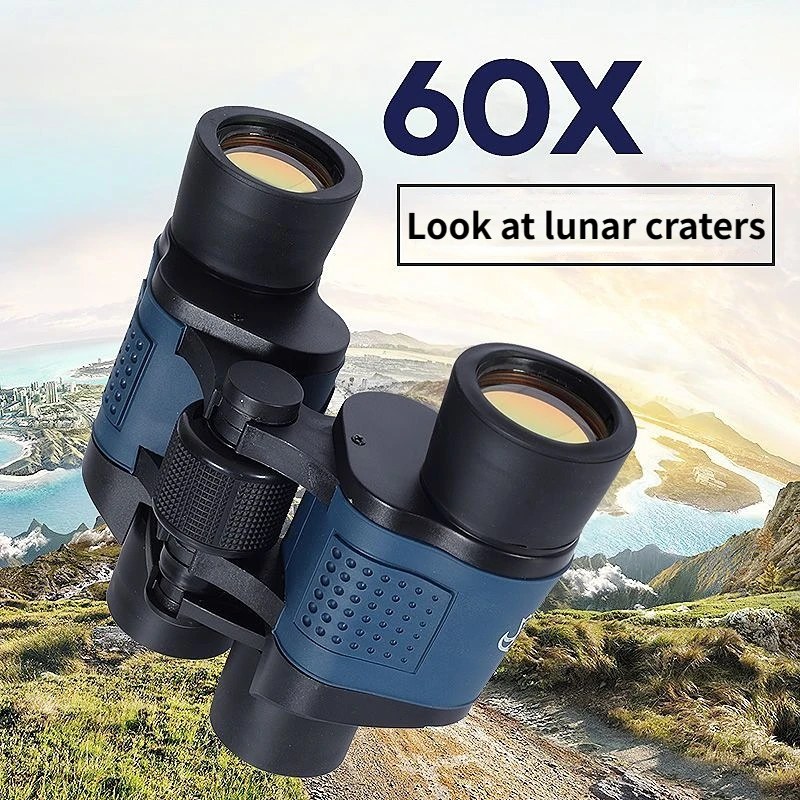 Camping Binoculars 60X60 Long Range 15000m HD High Power Telescope Tourism Binoculars Long Range Powerful Binoculars Hunting