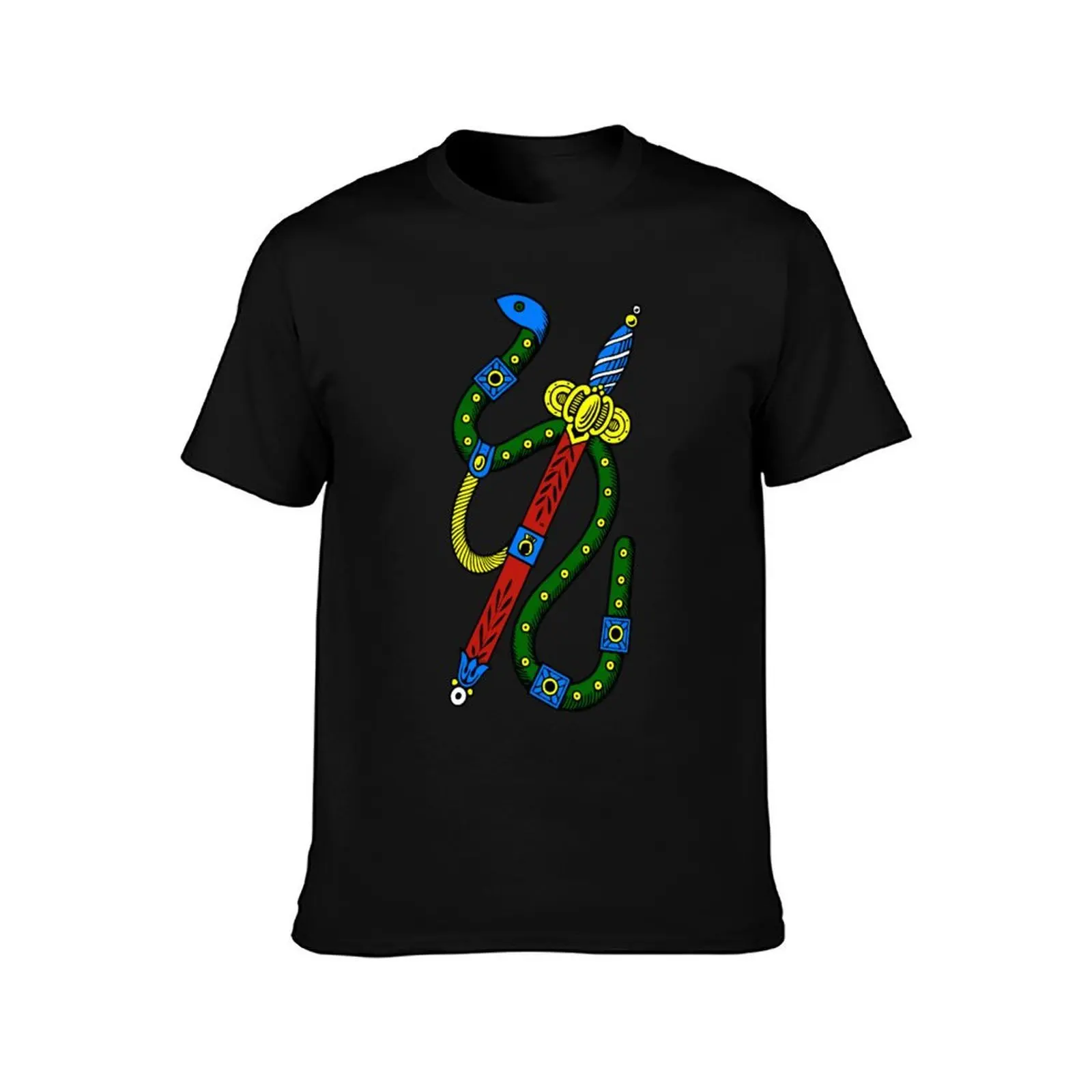 Asso di Spade T-Shirt, Summer Casual Cotton Tee, Oversized Streetwear Tops, Vintage Graphic Print, Loose Fit Short Sleeve
