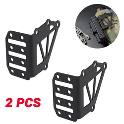 2pcs Holster Adapter Platform Stainless Steel Holster Platform Quick Locking System Extension Plate for Outdoor Camping Hunting