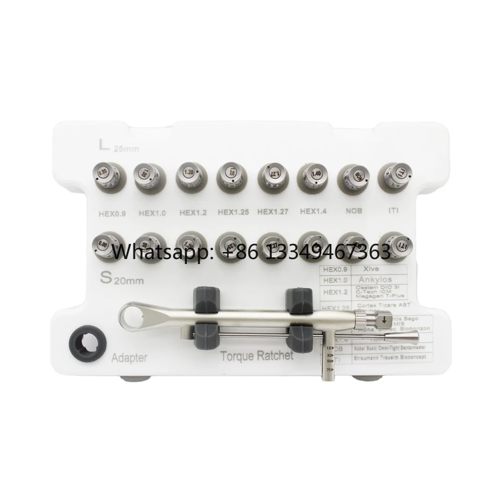 

wholesale Universal Surgical Instruments Kit With Manual Torque Wrench and 16 Reusable Steel Screws Factory Price in stock