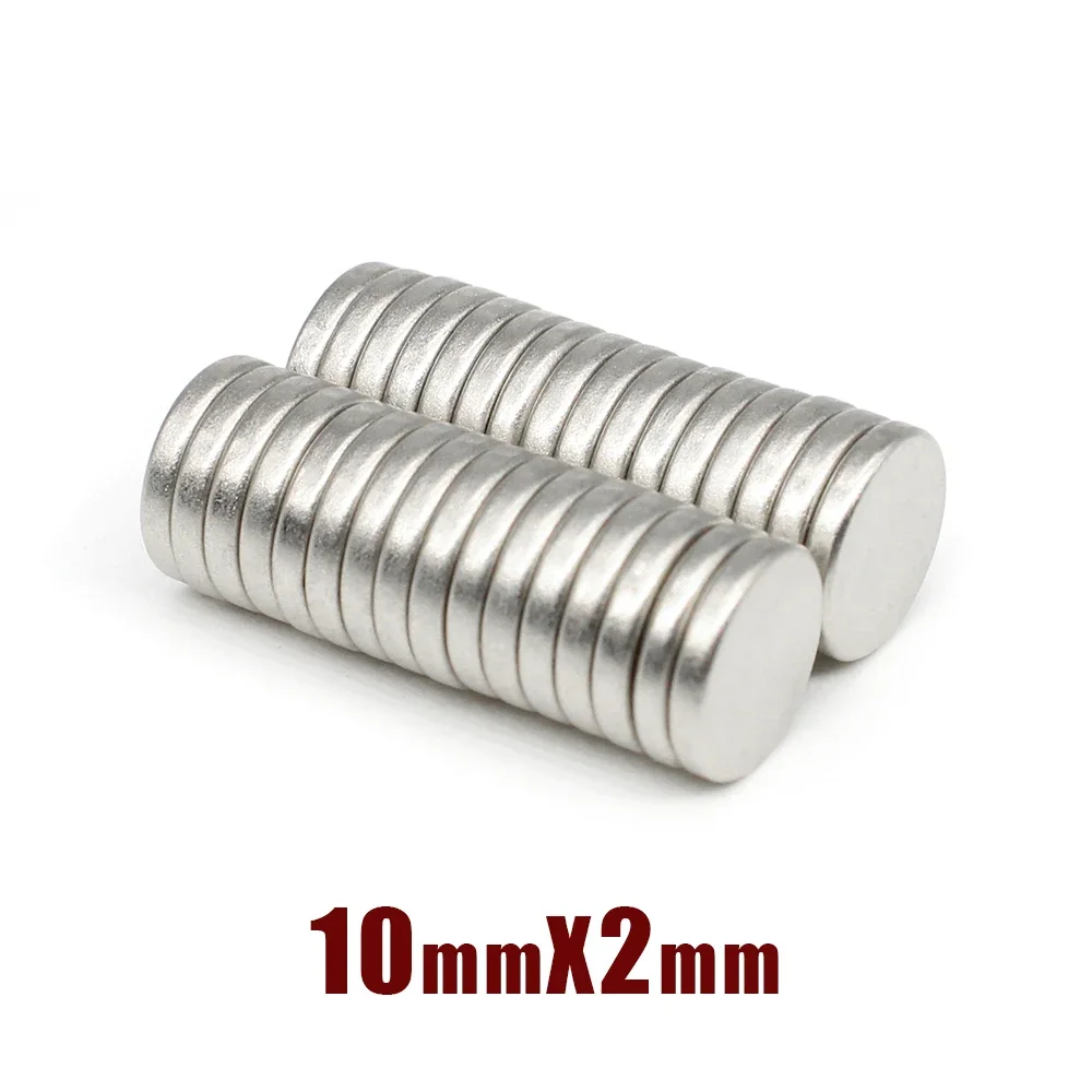 20/50/100/150/200/300PCS 10x2 mm Small Round Strong Powerful Magnets N35 Neodymium Magnet Disc 10x2mm Permanent Magnets 10*2 mm