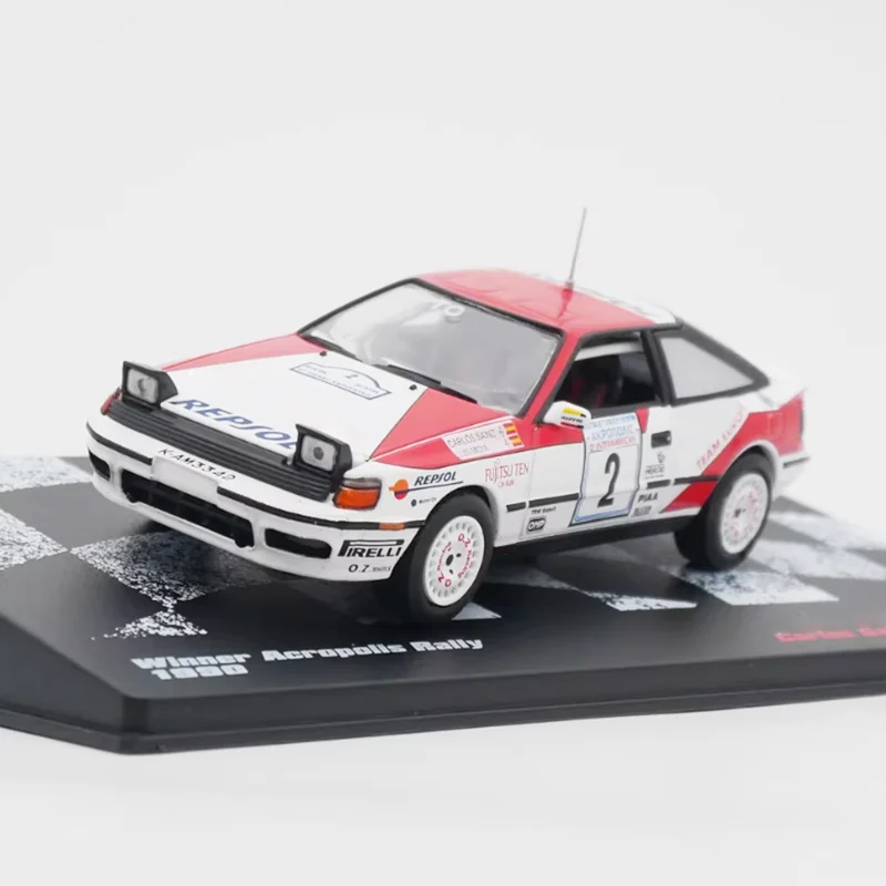 

Модель автомобиля IXO Diecast 1:43, литая под давлением, Toyota Celica GT-4 WRC 1990, раллийный автомобиль, коллекционная имитационная модель, подарок, статическая демонстрационная модель