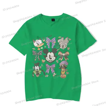復古米奇萬聖節2025 T卹 夏日短袖女式T卹 韓版時尚萬聖節禮物 街頭風 男女通用 10 最佳銷售 萬聖節米奇 - №3