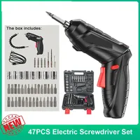 Electric Screwdriver Battery Rechargeable Cordless Screwdriver Powerful Impact Wireless Screwdriver Drill Electric Screw Driver