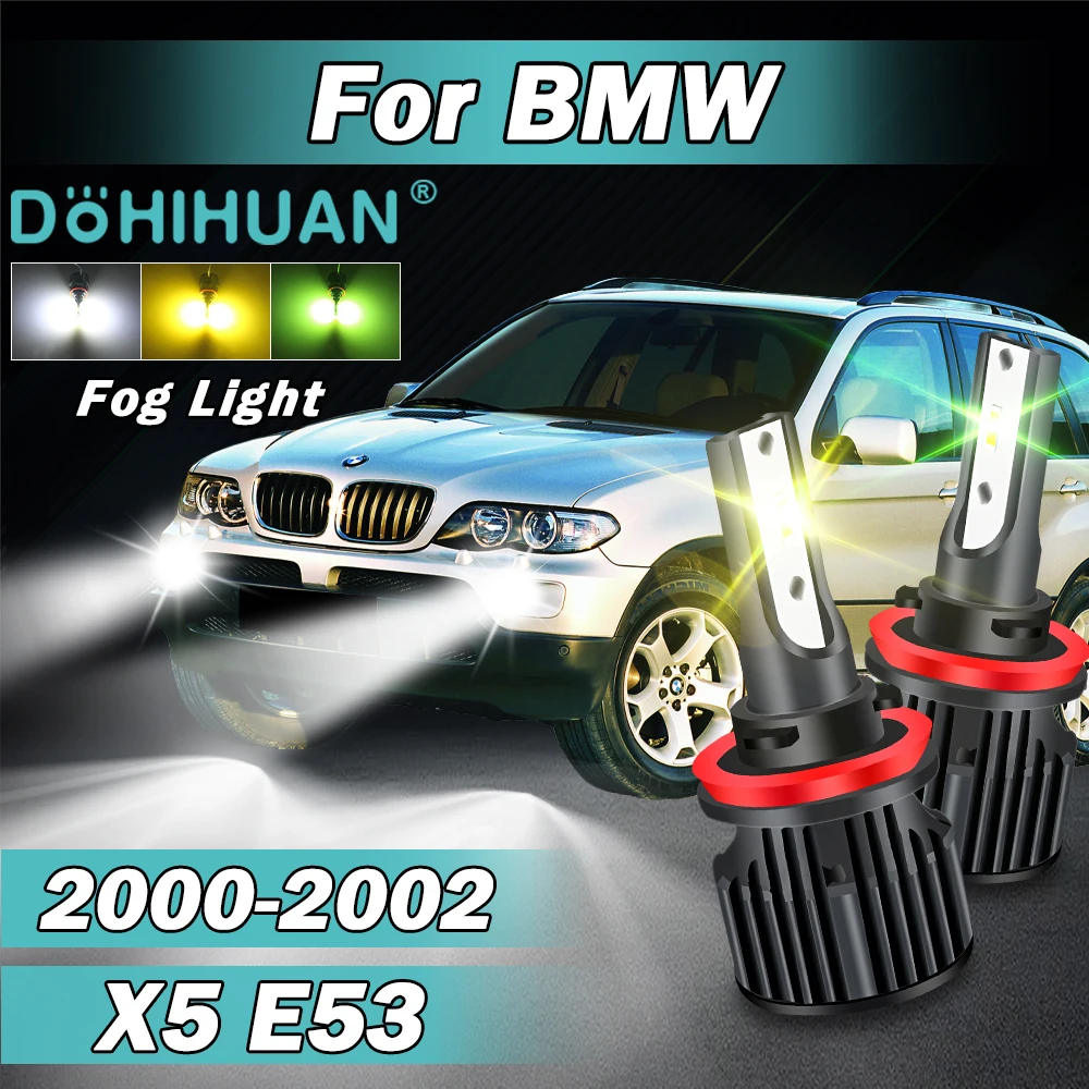 

For BMW X5 E53 2000 2002 2001 Front Fog Light Lamp Led Bulb
