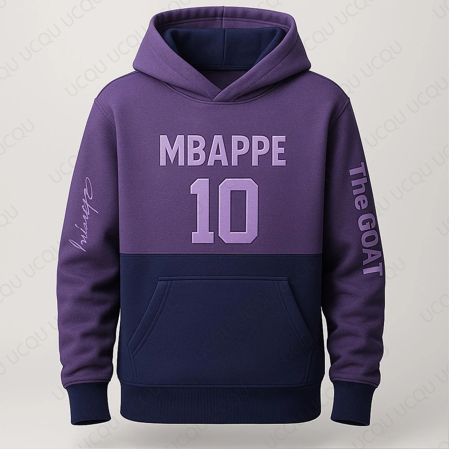 Mbappe 10 الماعز كرة القدم هوديي AI تصميم كلاسيكي اللون كم طويل البلوز لينة الشتاء البلوز العصرية عارضة الساخن بيع