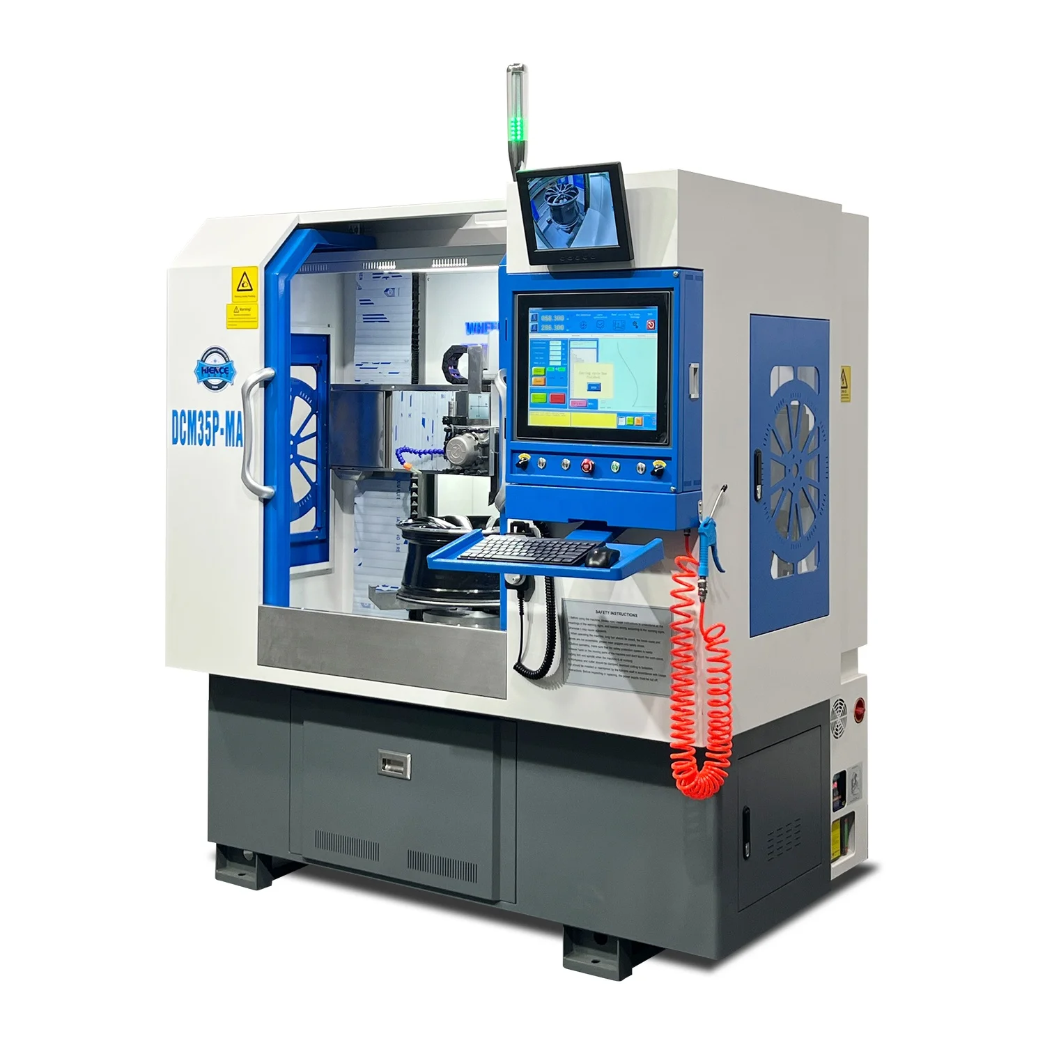 Wheel Lathe for Vehicles Diamond Cutting Tools DCM35P-MAX High Quality Alloy Aluminum Rim Repair Machine Cnc