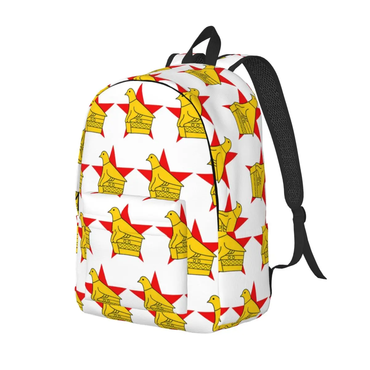 Zimbabwe Cricket Board Custom Sticker Student Backpack School Bag Hiking Travel Daypack Boys Girls Fashion Bookbag Shoulder Bags
