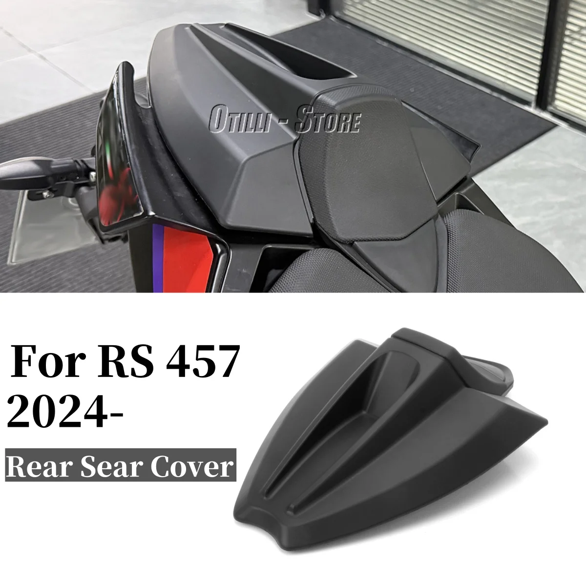 

Motorcycle Accessories ABS Rear Seat Cowl Cover Passenger Pillion Tail Section Hump For Aprilia RS457 rs457 RS 457 2024 2025