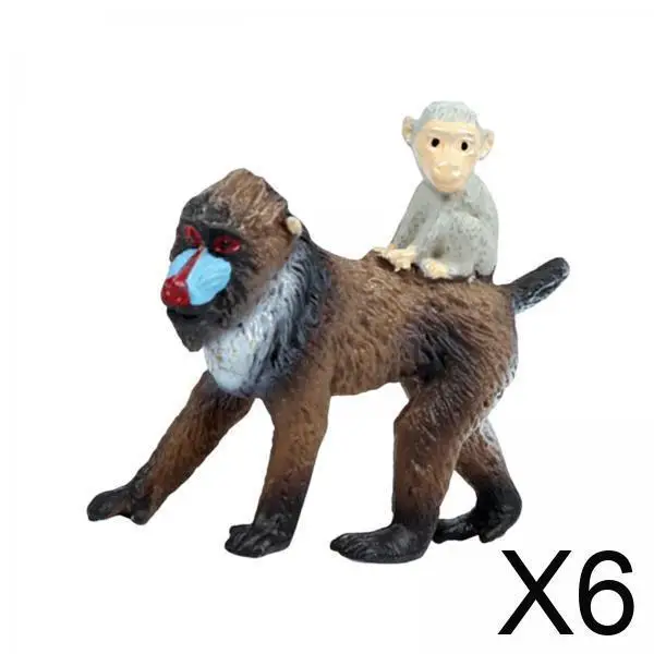 

Уникальная фигурка шимпанзе, украшение в виде животного, реалистичная игрушка из АБС-пластика для детской или подарка на день рождения