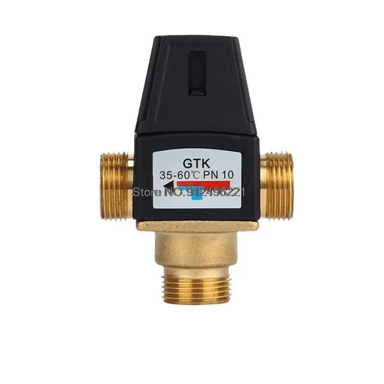 

3/4 "1" DN20 DN25 латунный термостатический смеситель с внутренней/наружной резьбой, 3-ходовой термостат для солнечного водонагревателя, аксессуары для ванной комнаты