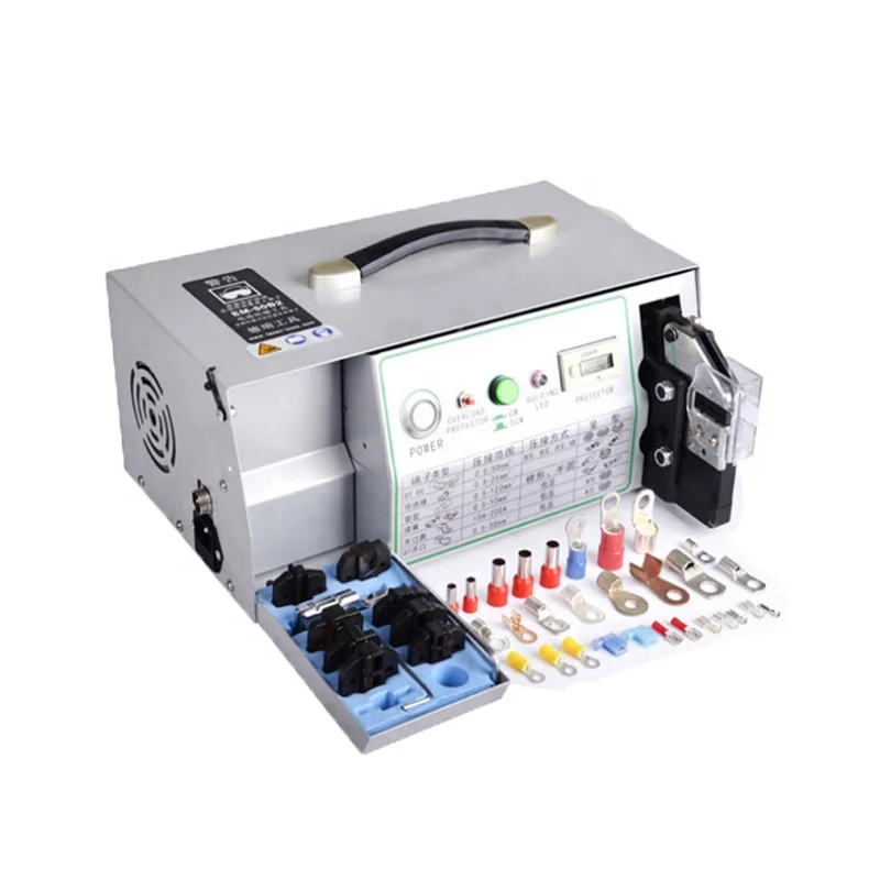 

EW-10ET-2 Automatic Terminal Crimping Machine With Exchangeable Die Sets Electric Connector Crimping Tools Crimper