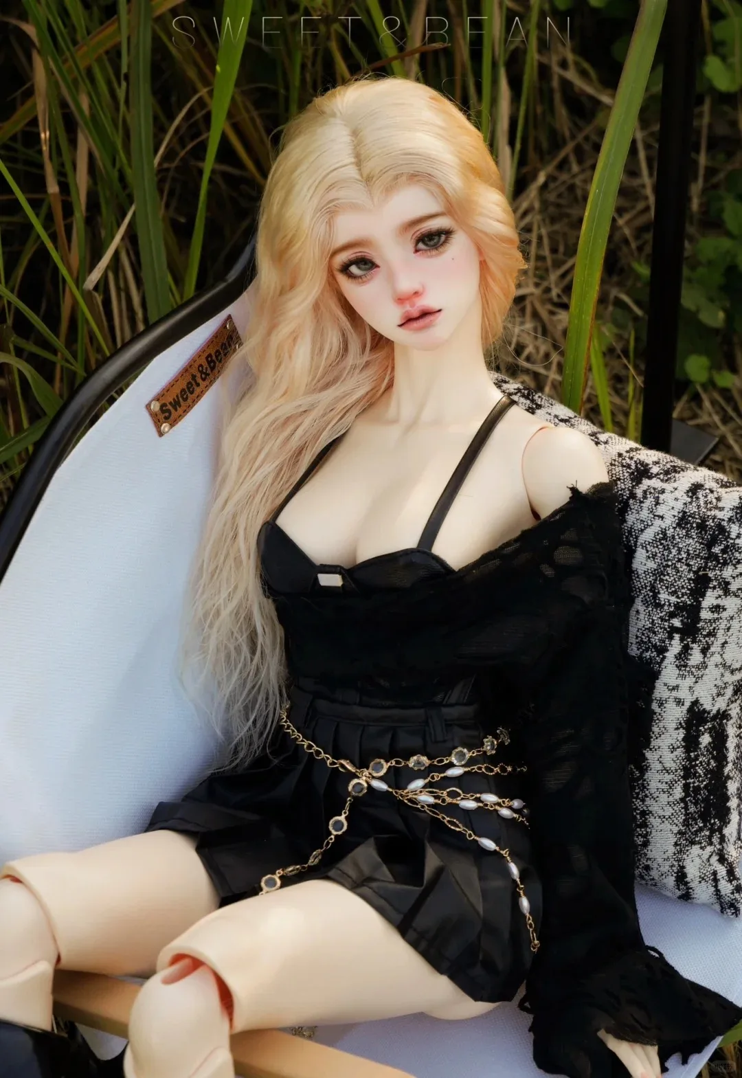 

BJD 1/3 красивая девушка без глаз смоляная модель игрушки высокого качества из смолы рождественские подарки