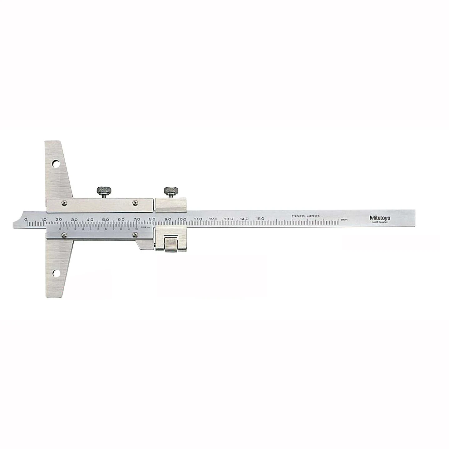 Japan Made Stainless Steel 527-101 527-102 527-103 Range 0-150/200/300mm Graduation 0.02mm Vernier Depth Gage