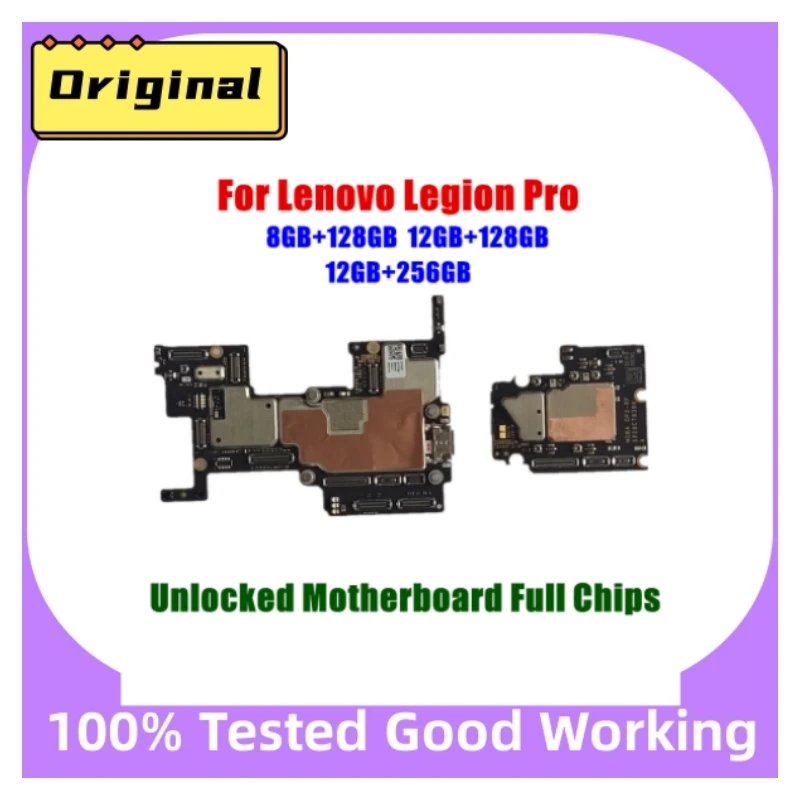 

Unlocked Main Mobile Board Mainboard Motherboard With Chips Circuits Flex Cable For Lenovo Legion Pro 128GB 256GB