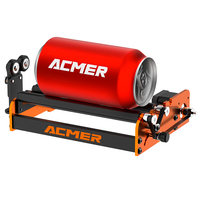 ACMER M2 Laser Engraving Rotary Roller Laser  Y-axis Roller 360° Rotating For Laser Cutting and Engraving Cylindrical Objects