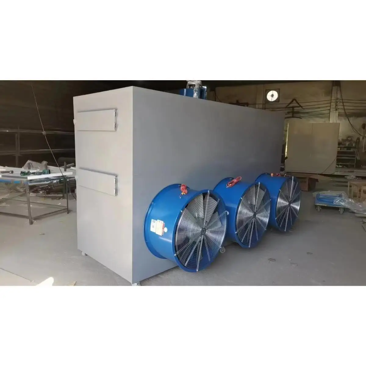 Essiccatrice industriale per frutta ad alta capacità e altezza 3500 mm di vendita calda con motore per la lavorazione su larga scala