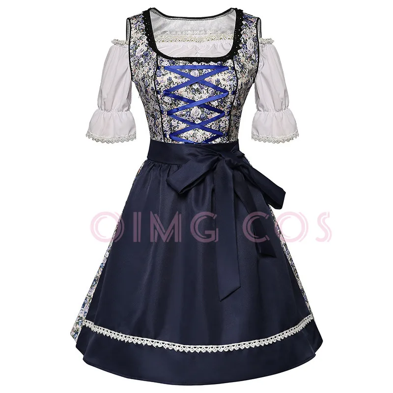 

German Halloween Carnival Dress German Beer Festival Dress Code Strap Pants Set Bavarian Women's Dress