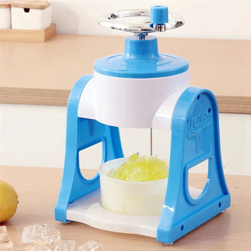 Shaved Ice Machine Home Small Manual Ice Crusher Summer Hand-Shake Ice and Hail Ice Ice Breaker Make Ice Maker-T33C