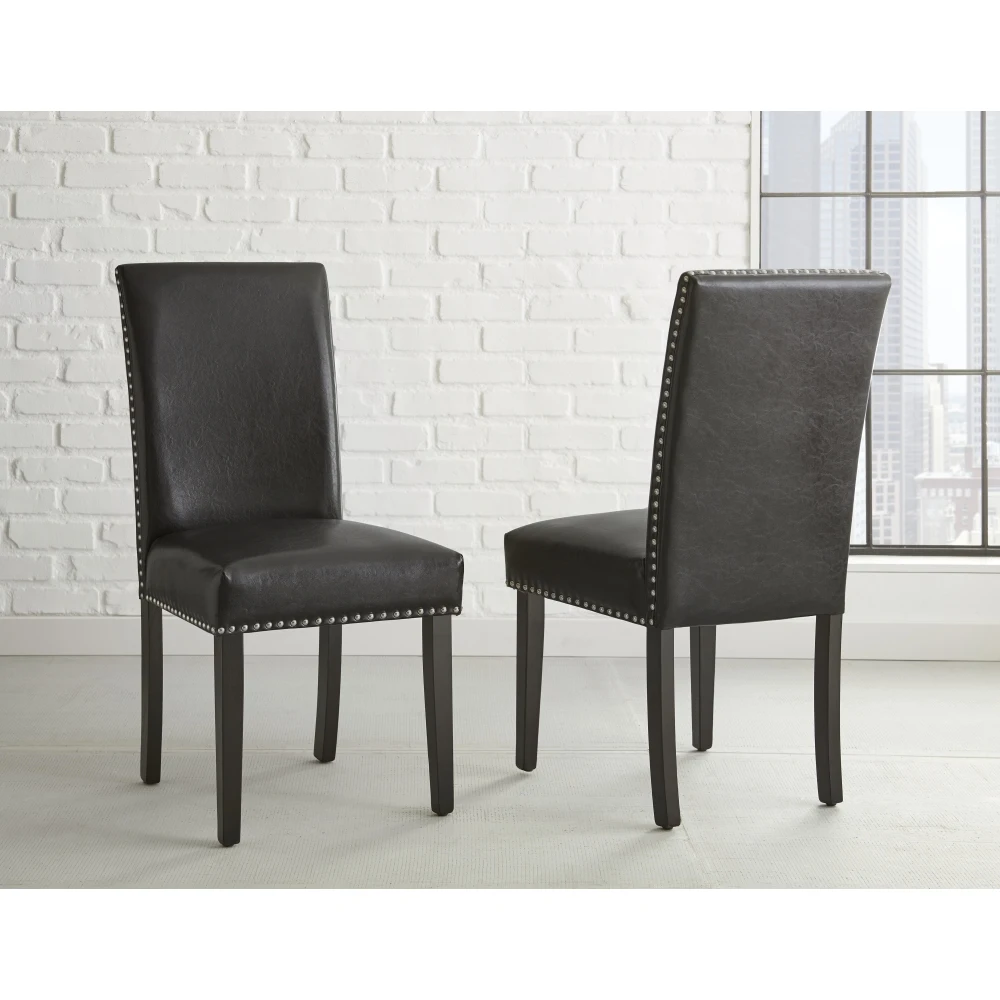 Verano Beistellstuhl (2er-Set) Schwarz