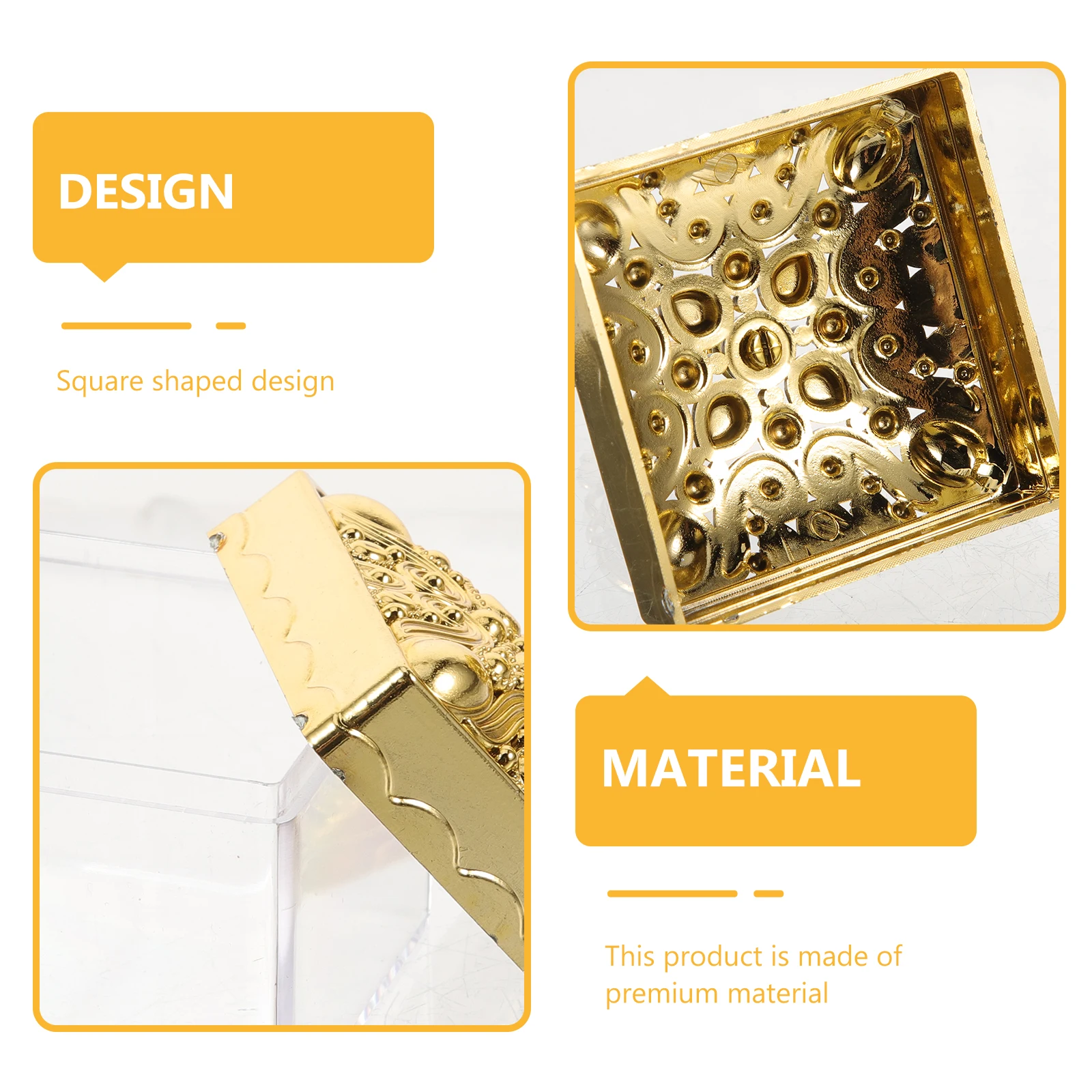 

12Pcs Transparent Plastic Candy Gift Boxes Elegant Lid Design for Wedding Birthday Party Decorations and Festive Atmosphere