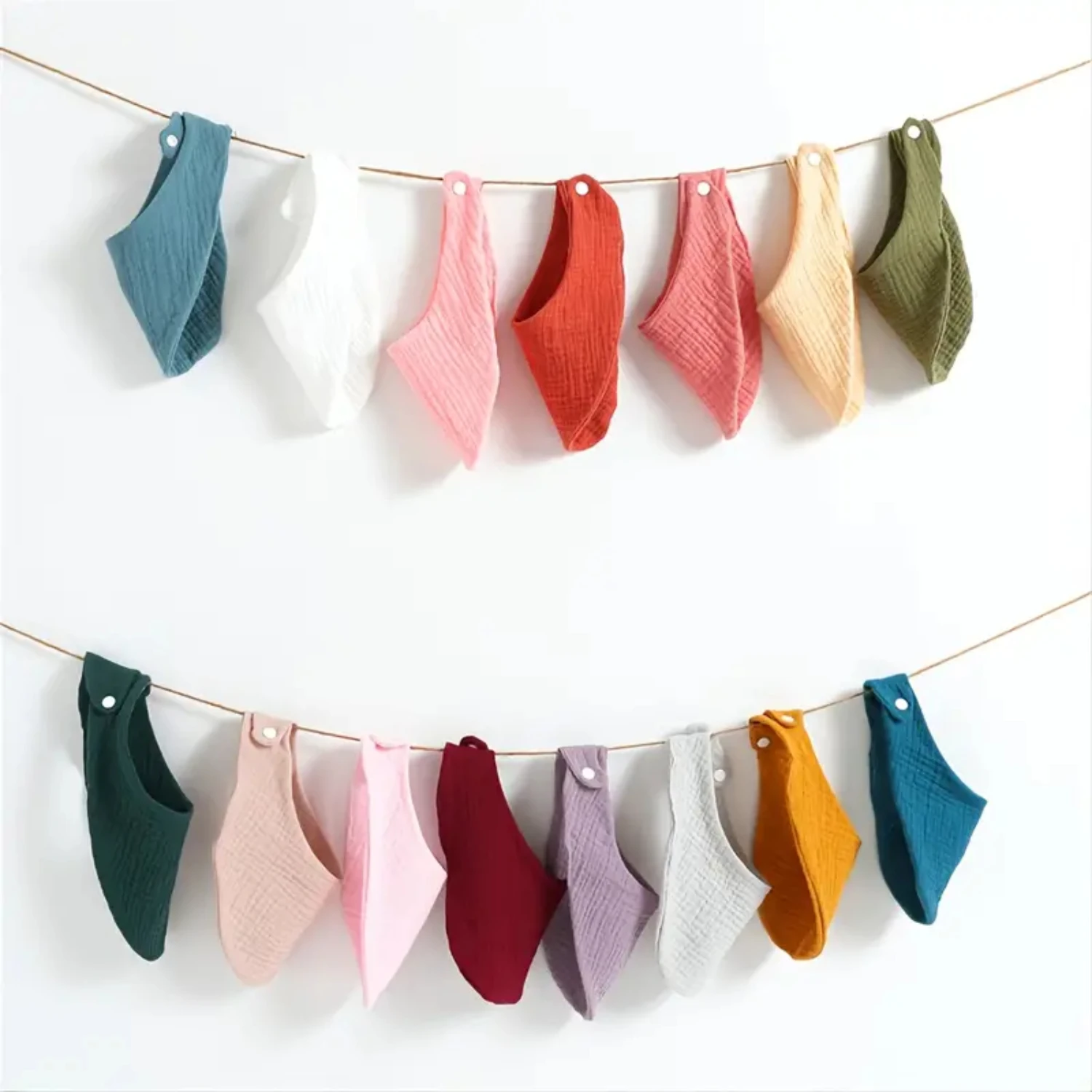 Printed Bibs Pack - 3-pack Baby Cotton Saliva Bibs For