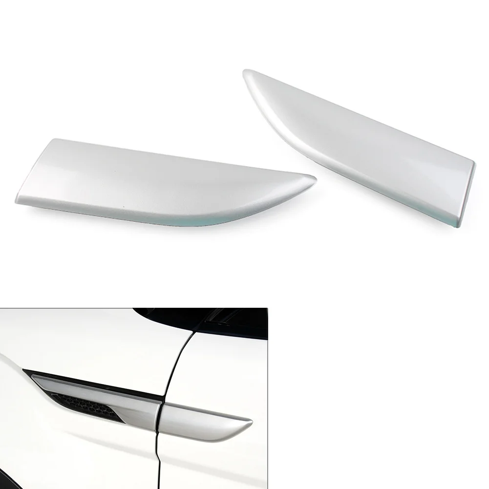 Silver Car Front Door Upper Molding Trim For Land Rover Range Rover Evoque 2012-2019 LR038581 Left/Right 1Pcs