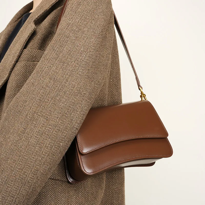 

Burminsa винтажные сумки на плечо из натуральной кожи для женщин, 2024, роскошные дизайнерские кошельки через плечо, квадратные женские сумки